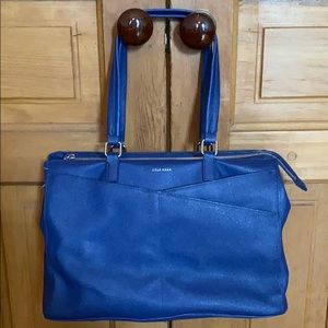 COLE HAAN ROYAL BLUE TOTE/PURSE